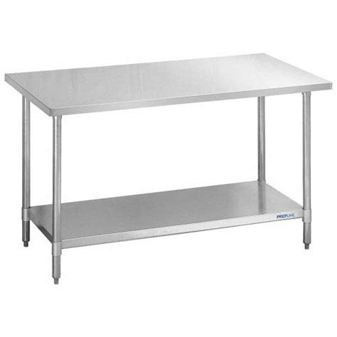 28x48 stainless steel prep table with cabinet|Prepline PWTG.